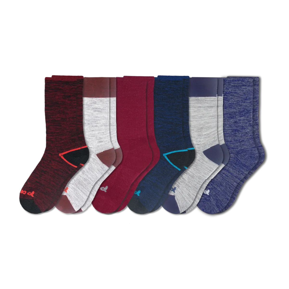 6 Pack - Men's Crew Pacas Socks