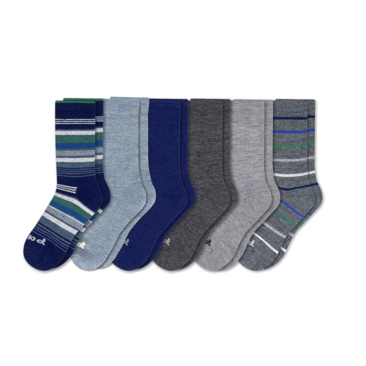 6 Pack - Men's Crew Pacas Socks