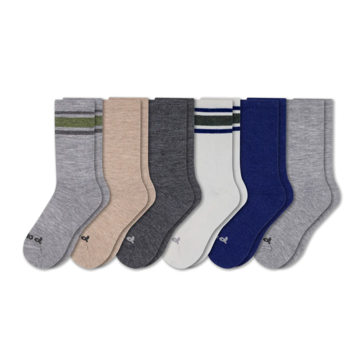 6 Pack - Men's Crew Pacas Socks