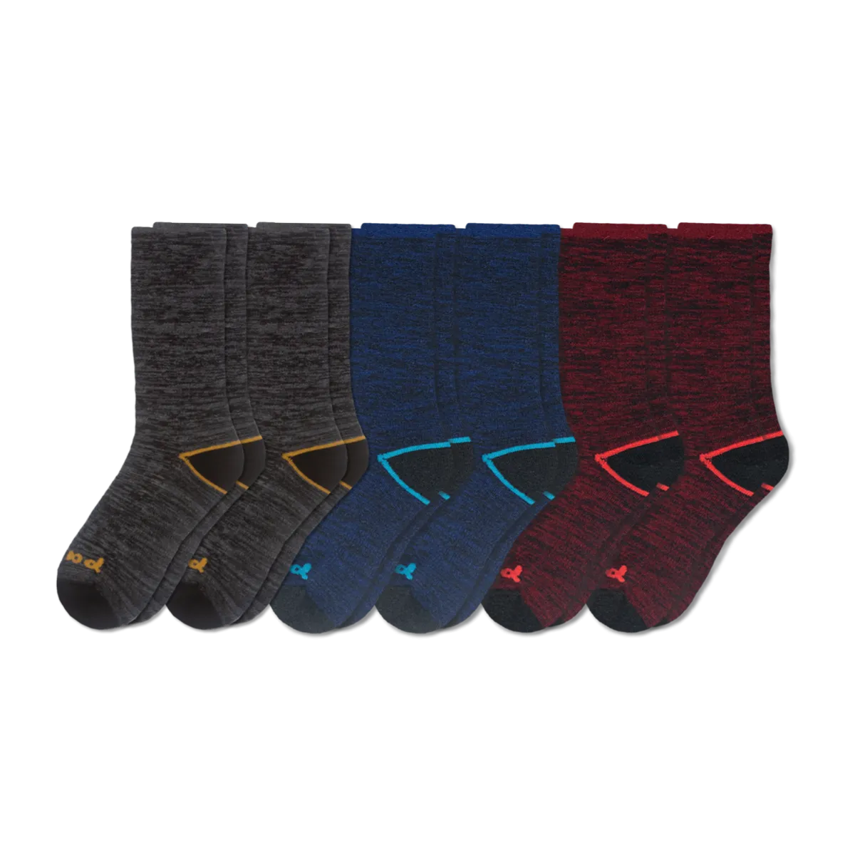 6 Pack - Men's Crew Pacas Socks