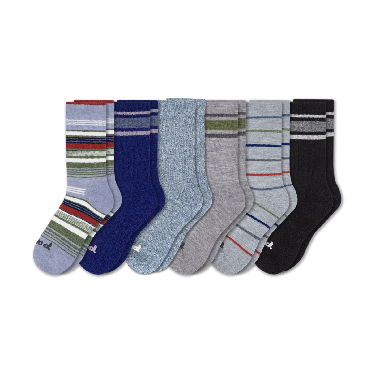 6 Pack - Men's Crew Pacas Socks