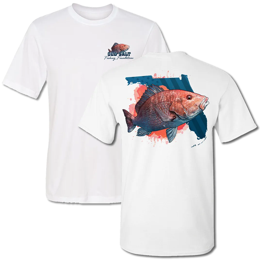 American Red Snapper - Short Sleeve Performance Shirt