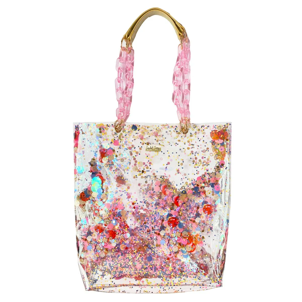 Blush Confetti Bucket Bag