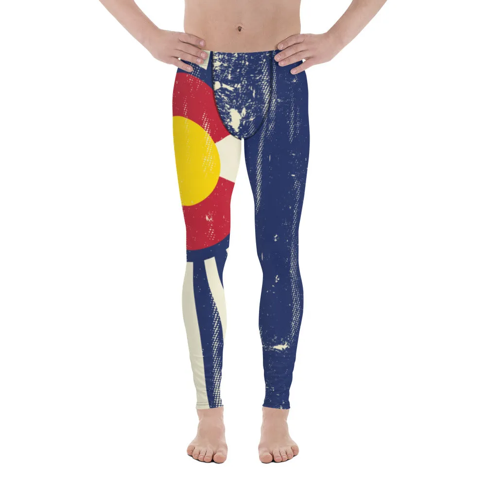 Crazy-Ass Leggings - Men's - Colorado Flag - Grunge