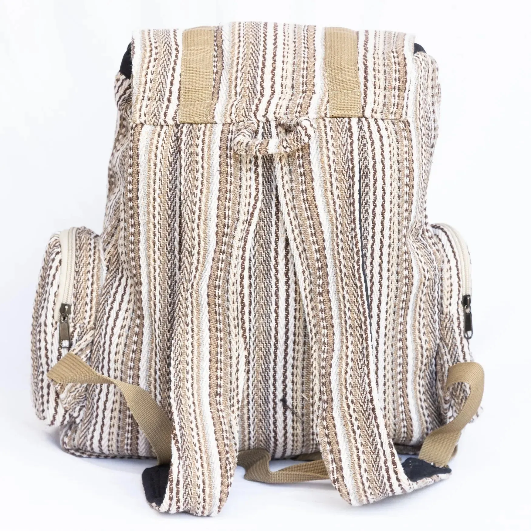 Extra Storage Capacity Hemp Backpack