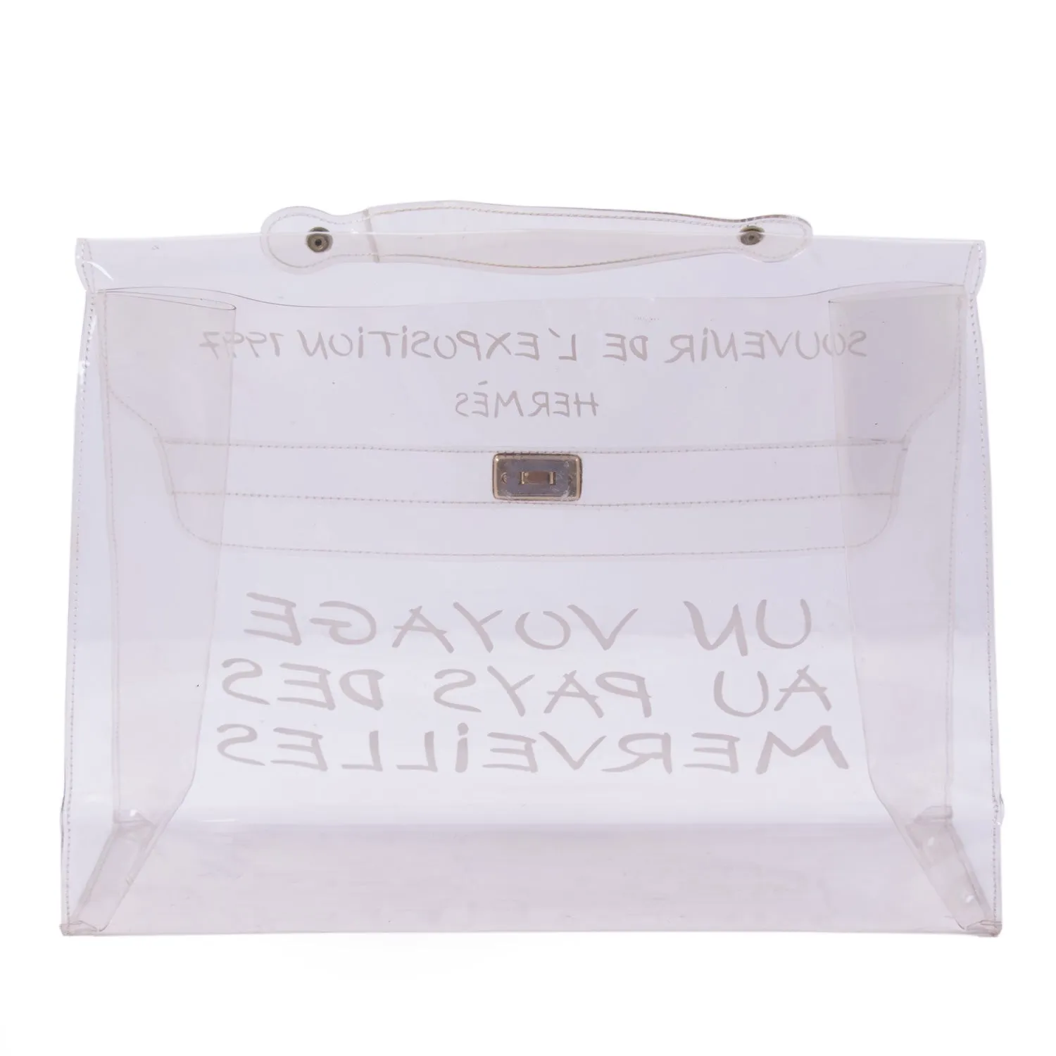 Hermès Transparent Vinyl Kelly Bag