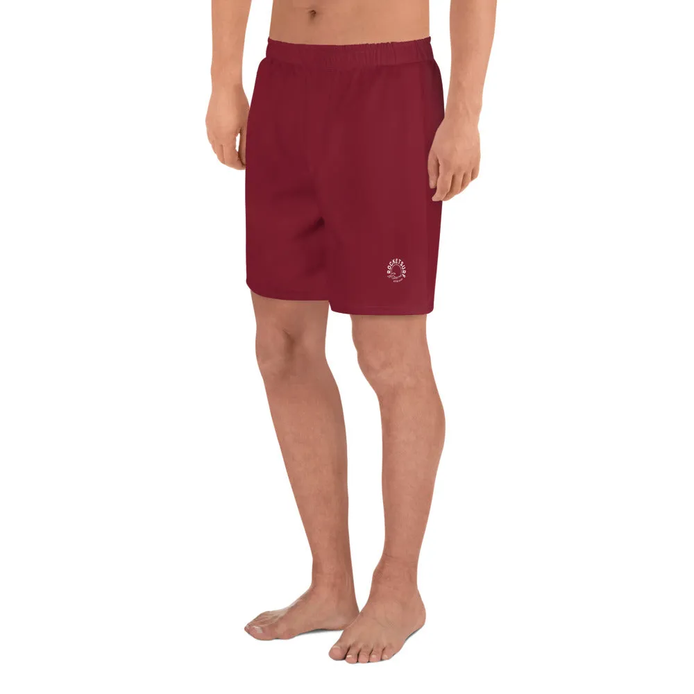 Men's Athletic Long Shorts - Brick