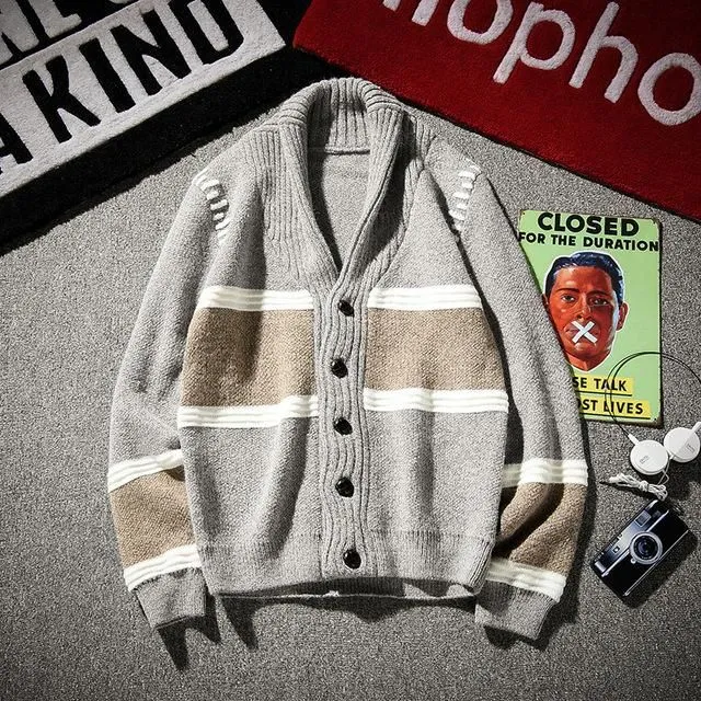 Men's Fashion Cardigan Sweater