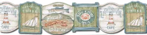 Men'S Room Fresh Lobster PB58038DB Wallpaper Border