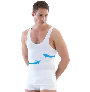 Microfiber 88% Elastane 12% Men's Corset Tank Top