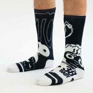 NBA 38  BABY SOCKS (BLACK)