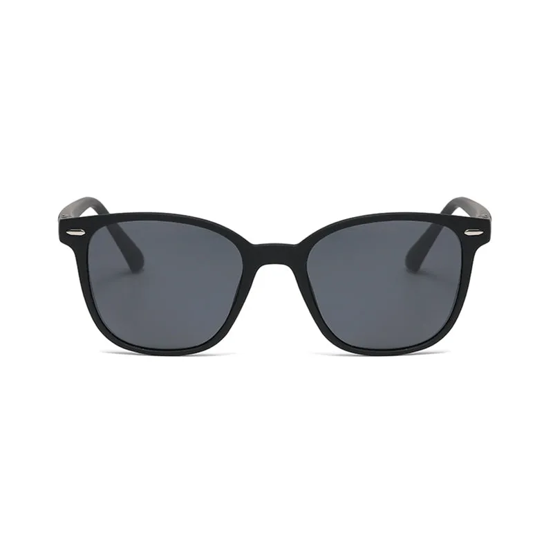 OOLVS Men's Fashion Lightweight Polarized Sunglasses Classic Retro Oval Glasses UV400 Lenses OS-M021
