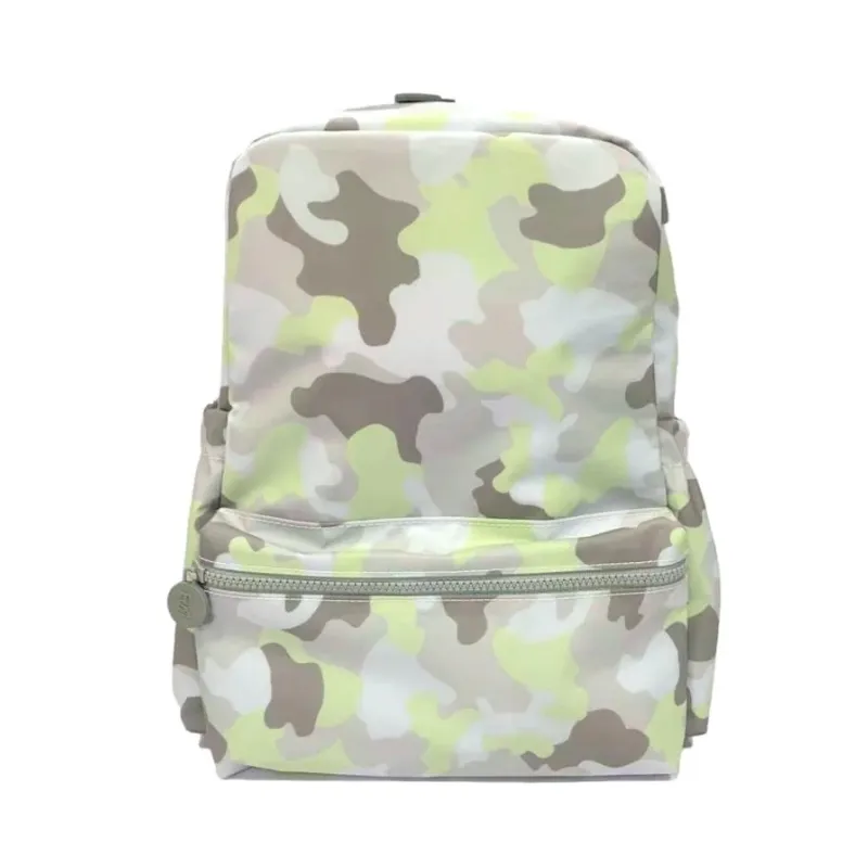 Personalized Nylon Green Camo Backpack
