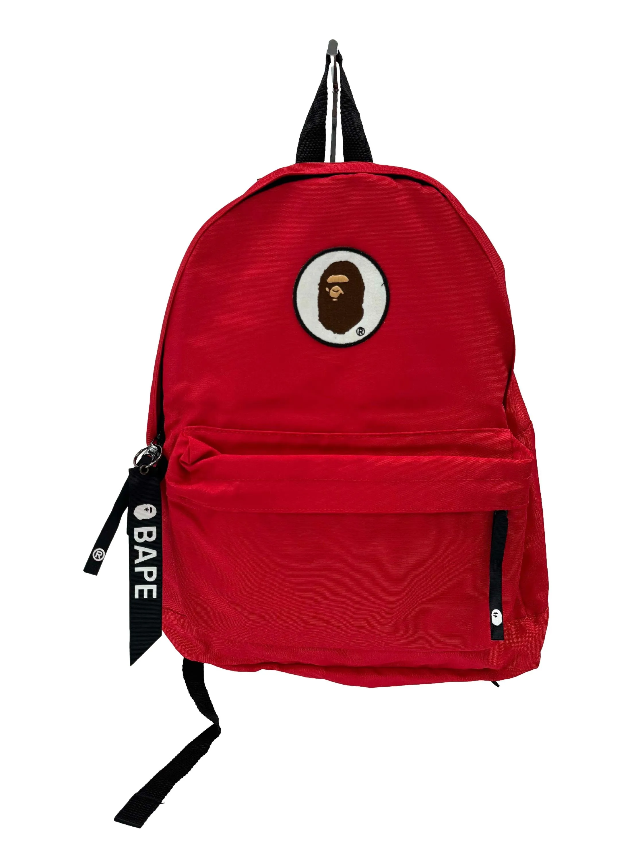Red Nylon Backpack