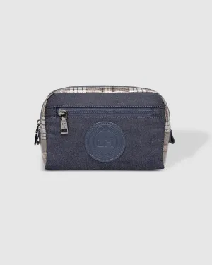 TOMMY MENS TOILETRY BAG DENIM