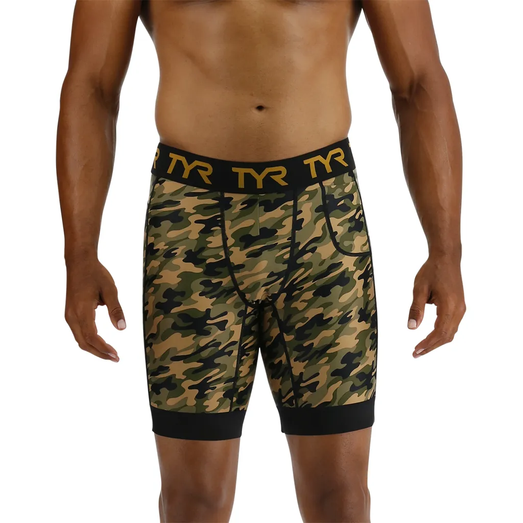 TYR Men's Compression Short - Terra Camo