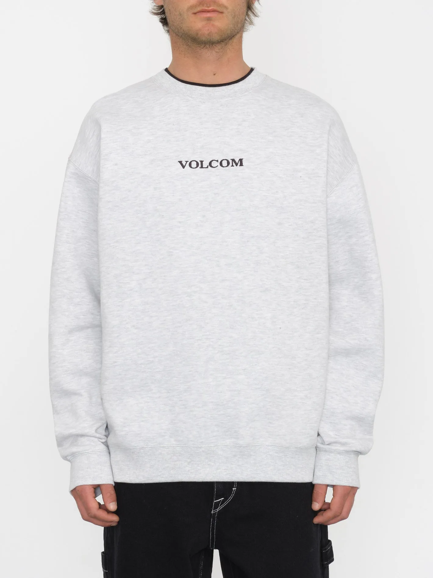 Volcom Stone Sweatshirt - BONE HEATHER