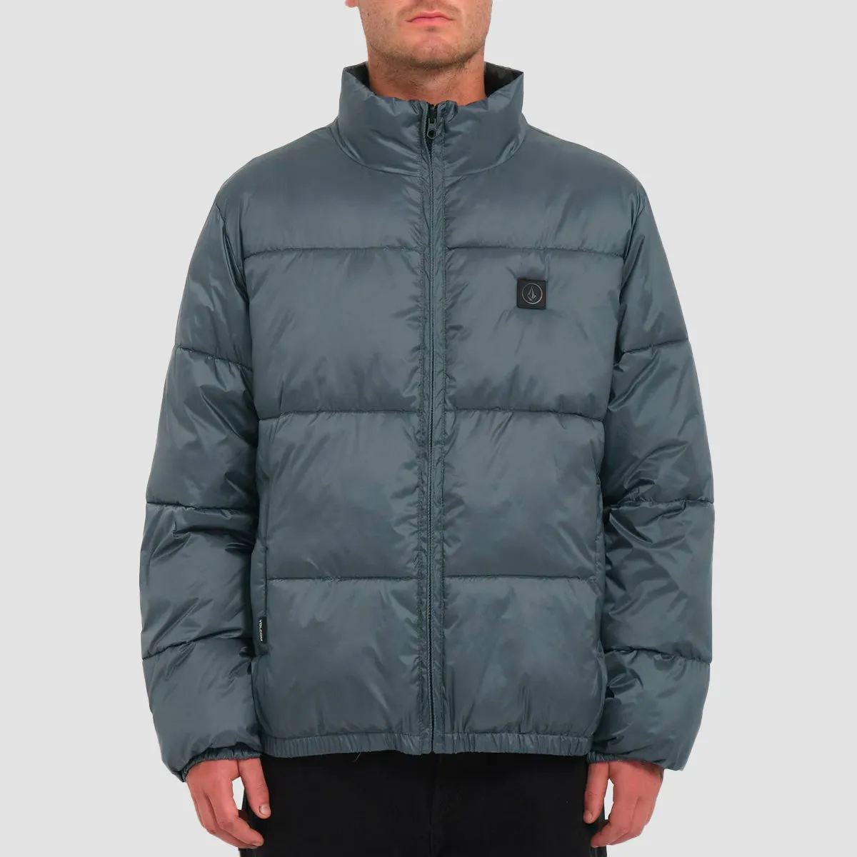 Volcom Walltz Earth Tripper Reversible Jacket Dark Slate